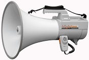 Huge 45w (max) megaphone from TOA. Horn size 13inches (330mm)